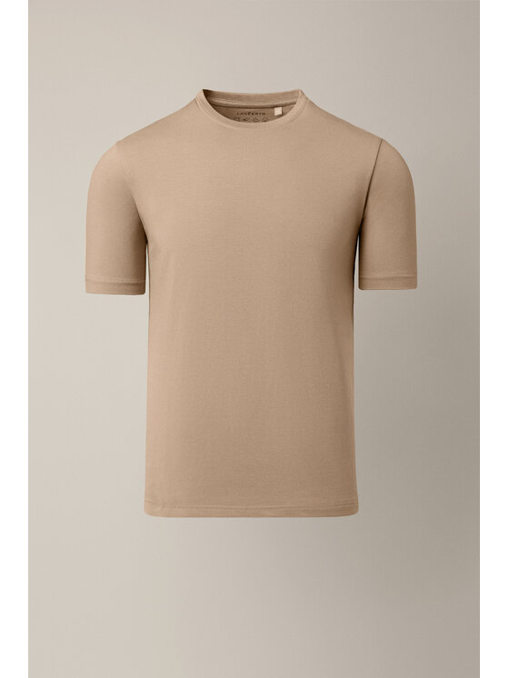 Lancerto Lancerto T-Shirt Kieran TS073226000014 Beżowy Regular Fit