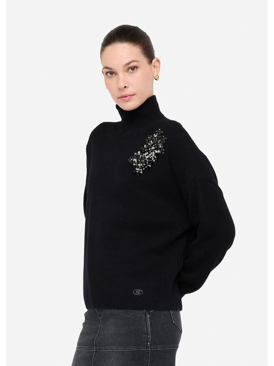 Liu Jo Liu Jo Maglione MF5059MS009T9562 Nero Regular Fit
