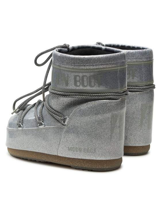 Moon Boot Moon Boot Snehule Icon Low Glitter 80D1409440 Strieborná