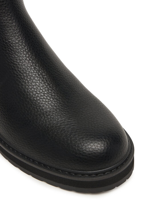 TWINSET TWINSET Kozačky 252TGT120 Černá