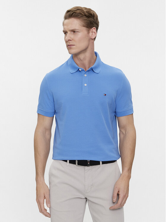 Tommy Hilfiger Tommy Hilfiger Tricou polo 1985 MW0MW17771 Albastru Slim Fit