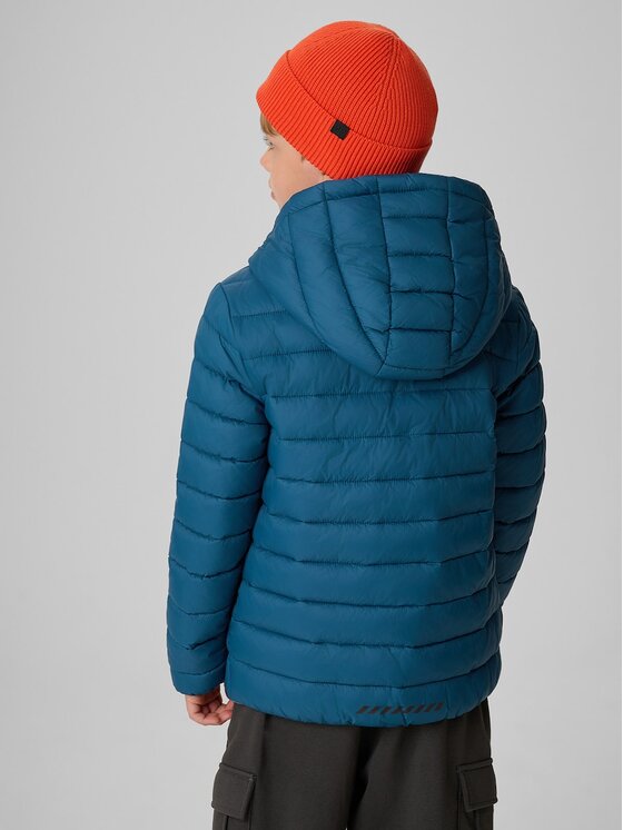 4F 4F Kurtka puchowa 4FJRAW26TDJAM1057-30S Granatowy Regular Fit