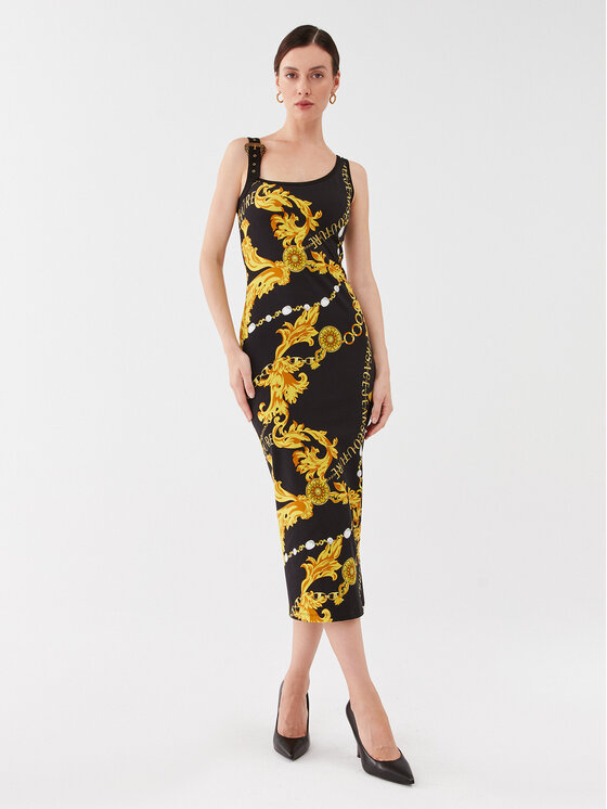 Versace Jeans Couture Versace Jeans Couture Igapäevane kleit 75HAO976 Must Slim Fit
