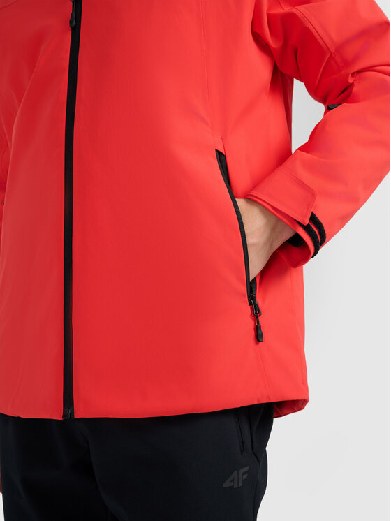 4F 4F Kurtka narciarska SKIWEAR Czerwony Regular Fit