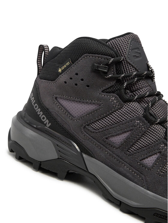 Salomon Salomon Трекінгові черевики X Ultra 360 Leather Mid Gore-Tex L47571100 Сірий