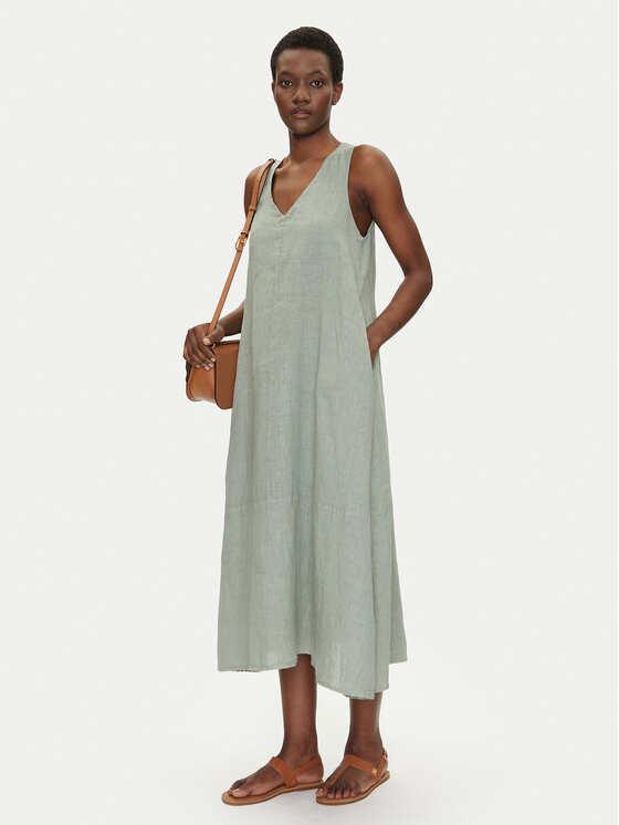 Bomboogie Bomboogie Sommerkleid AW8391TLIV5 Grün Regular Fit