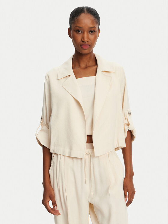 Marella Marella Giacca da abito Malibu 2513041055 Écru Relaxed Fit