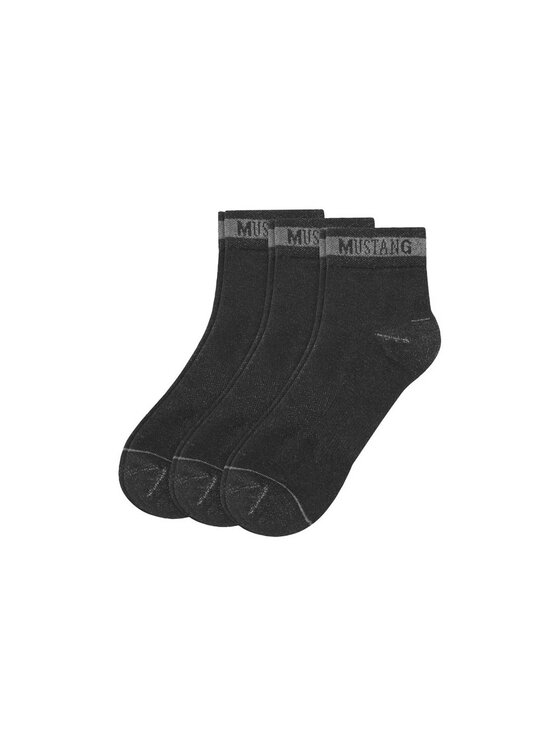 Mustang Mustang Calzini corti 3 PACK SOCKS Nero