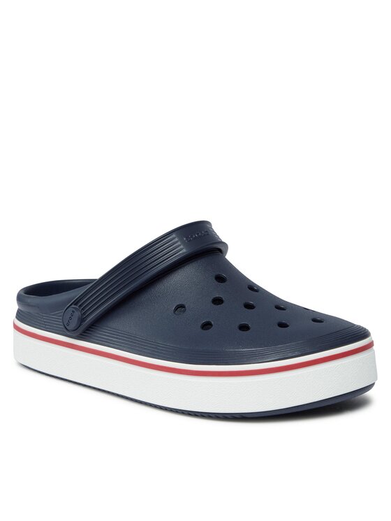 Crocs Crocs Pantoletten Crocs Crocband Clean Clog 208371 Dunkelblau