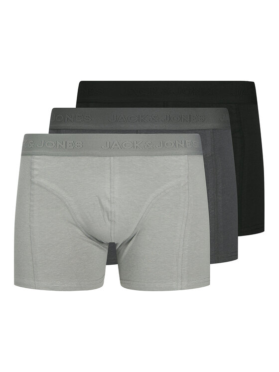 Jack&Jones Jack&Jones Набір з 3 пар боксерів Ordinary 12275575 Сірий