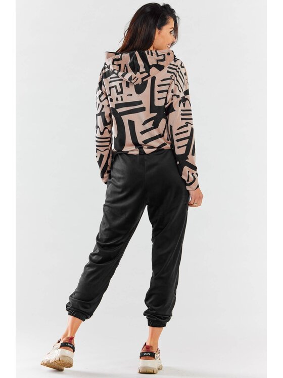 Awama Awama Mikina A473 Béžová Basic Fit