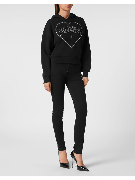 PHILIPP PLEIN PHILIPP PLEIN Bluza 19445 Czarny Regular Fit