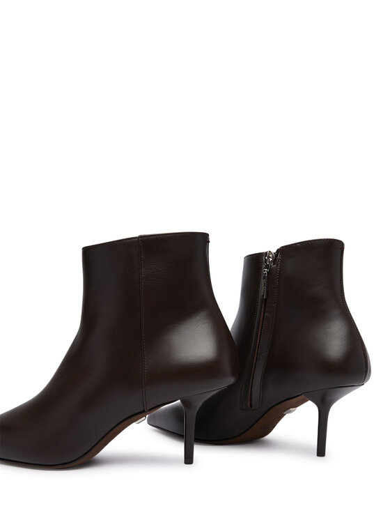 Max Mara Max Mara Členková obuv Mxalightbootie 2624796032600 Tmavo hnedá