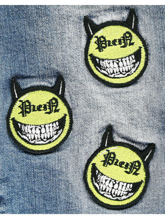 PHILIPP PLEIN PHILIPP PLEIN Pantaloncini 30382 Blu Basic Fit