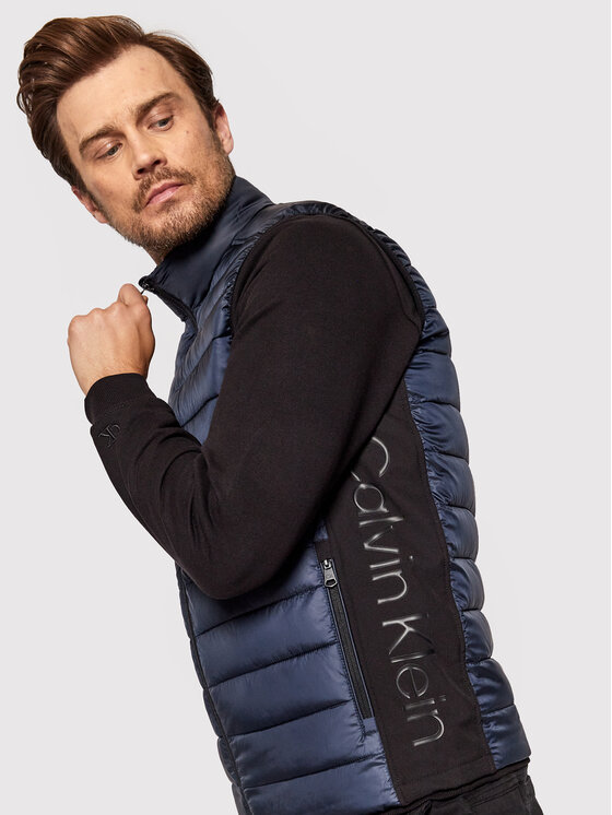 Calvin Klein Calvin Klein Veste Side K10K108292 Tumši zils Regular Fit