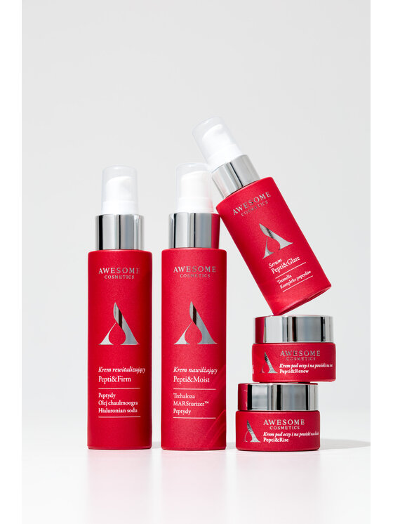 Awesome Cosmetics Awesome Cosmetics Zestaw kremów pod oczy i na powieki dzień/noc Pepti&Rise i Pepti&Renew Krem pod oczy