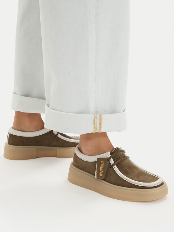 Clarks Clarks Īsi apavi Torview W 26186676 Zaļš