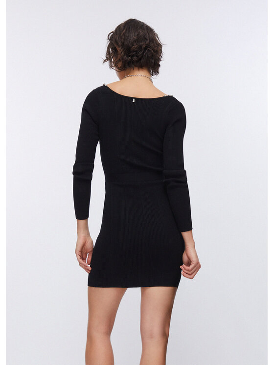 Liu Jo Liu Jo Sukienka wieczorowa PA6018MS99EC3912 Czarny Slim Fit