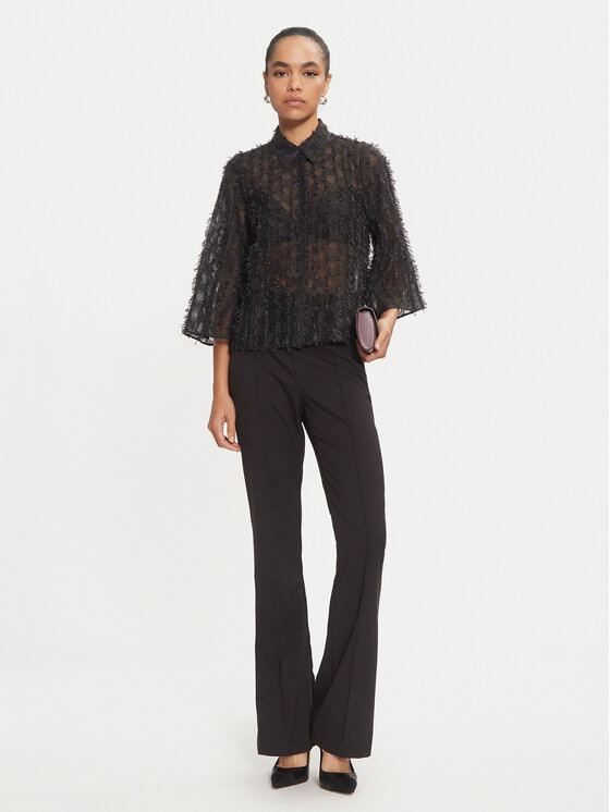 Karen by Simonsen Karen by Simonsen Koszula Rubina 10105169 Czarny Oversize