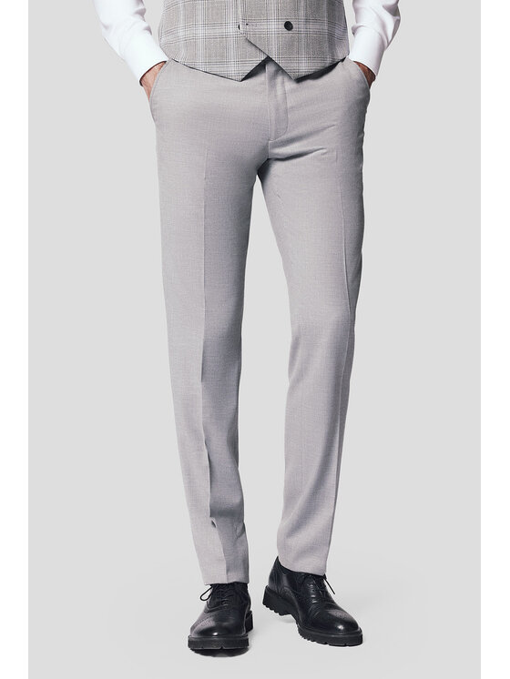 Lancerto Lancerto Garnitur Louisville GA073125000004 Szary Slim Fit