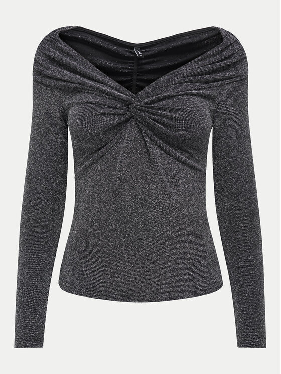 ONLY ONLY Блузка Queen 15331413 Сірий Slim Fit