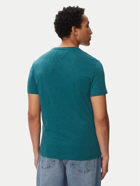Tommy Jeans Tommy Jeans Тишърт Jaspe Htr Tee Ext DM0DM20363 Електриков Slim Fit