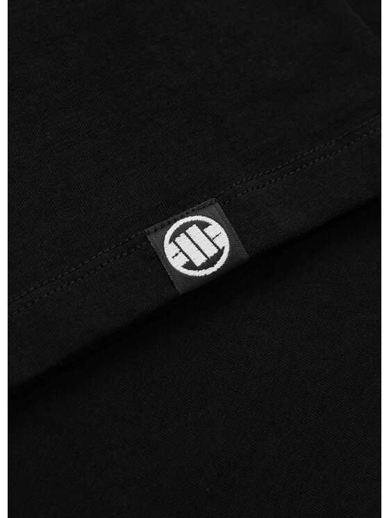 PITBULL PITBULL T-Shirt Koszulka damska NO LOGO M Czarny Regular Fit