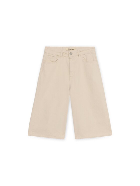 Trussardi Trussardi Szorty jeansowe P4519100357N0DE Kremowy Regular Fit