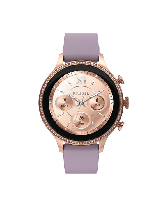 Fossil Womes Gen 6 Smartwatch Purple Silicone (FTW6080V)