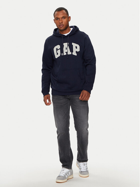 Gap Gap Majica dugih rukava 850834-00 Tamnoplava Regular Fit