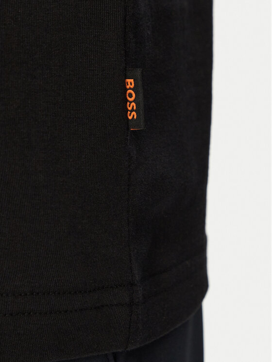 BOSS BOSS Marškinėliai Te_Blueprint 50566628 Juoda Regular Fit