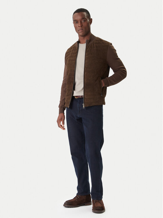 Milestone Milestone Lederjacke MSTurner 531624 60705 Braun Regular Fit