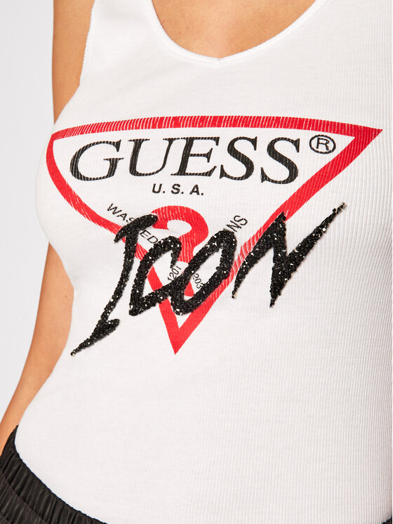 Guess Top Myrella W0yp94 K1811 Biela Slim Fit Modivo Sk