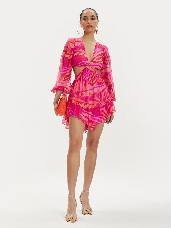 Nissa Nissa Sommerkleid RC14805 Rosa Regular Fit