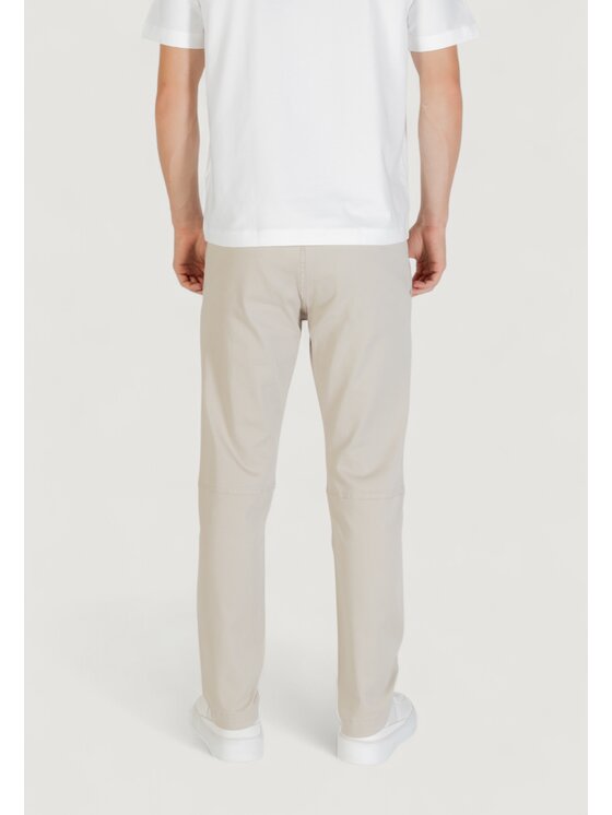 BOSS BOSS Chinosy Sanderson-L-2 10272943 01 Beżowy Firm Fit