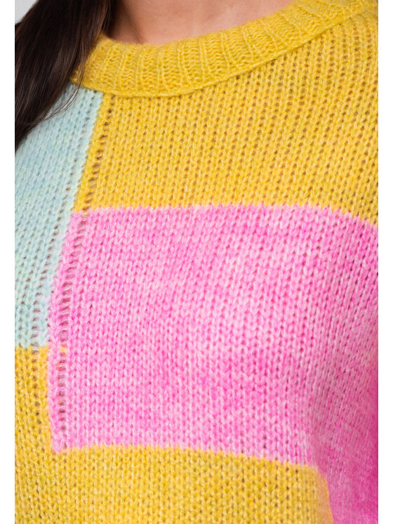 Ombre Ombre Sweter LW-SWSW-0108 Kolorowy Oversize