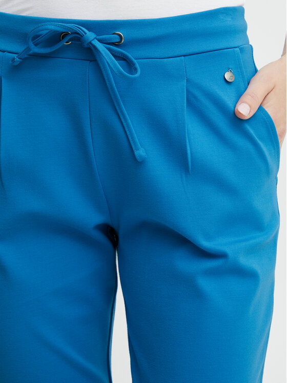 Fransa Fransa Штани з тканини 20605622 Голубий Regular Fit