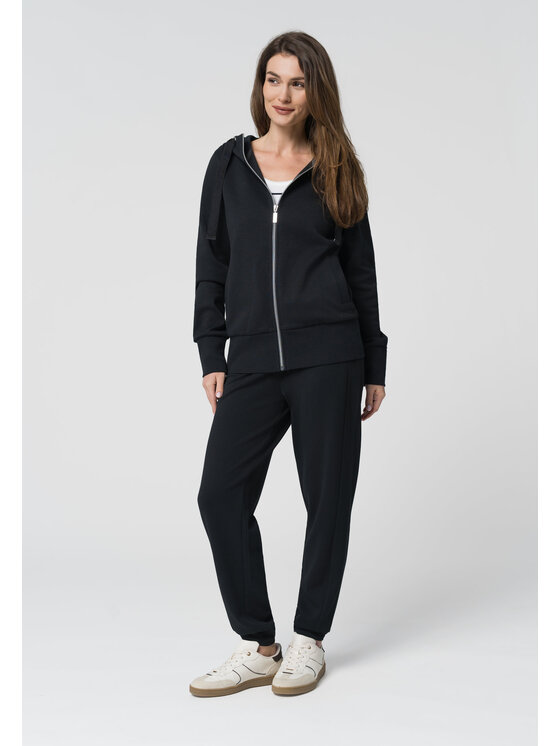 Volcano Volcano Joggery N-TURMERIC Czarny Regular Fit