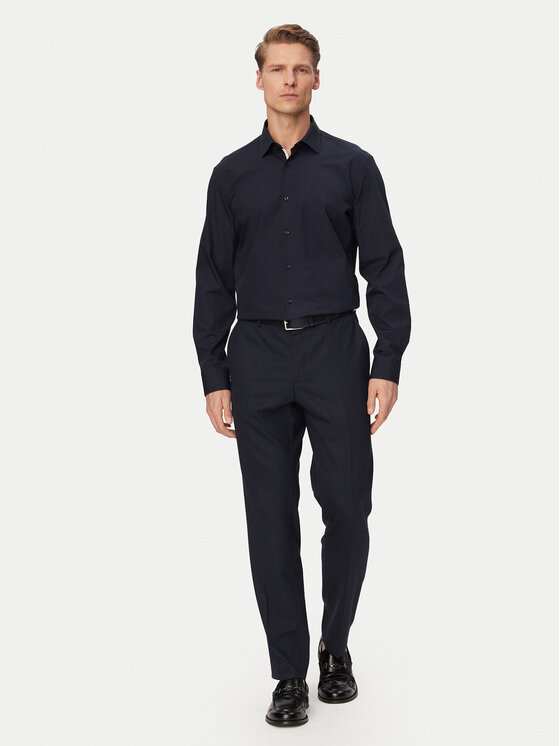 HUGO HUGO Ing Koey 50561154 Sötétkék Slim Fit
