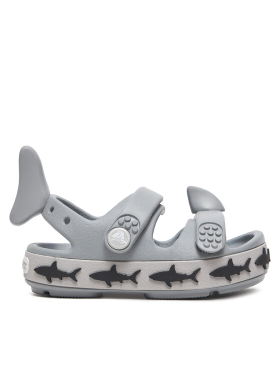 Crocs Sandále Crocband Cruiser Shark Sandal T 210031 Sivá