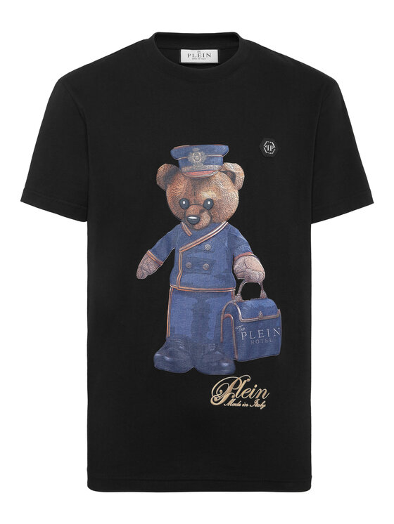 PHILIPP PLEIN PHILIPP PLEIN T-Shirt 27133 Czarny Regular Fit