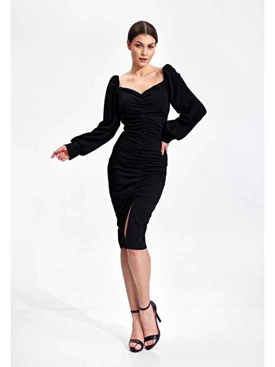 FIGL FIGLFIGL Vestito M871 Nero Slim Fit