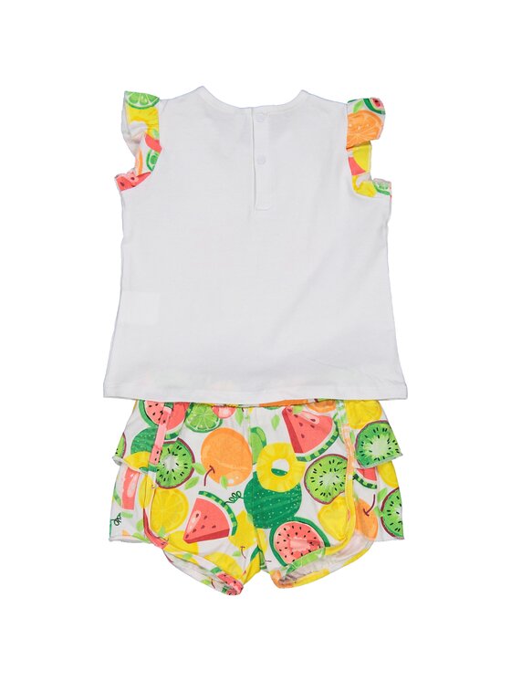 Birba Trybeyond Birba Trybeyond Blūzes un sporta šortu komplekts 999 69011 00 D Balts Regular Fit