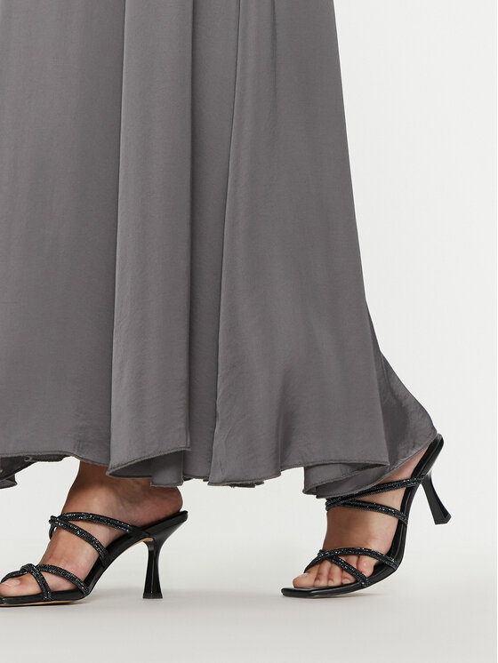 ViCOLO ViCOLO Maxi szoknya TS0191 Szürke Regular Fit