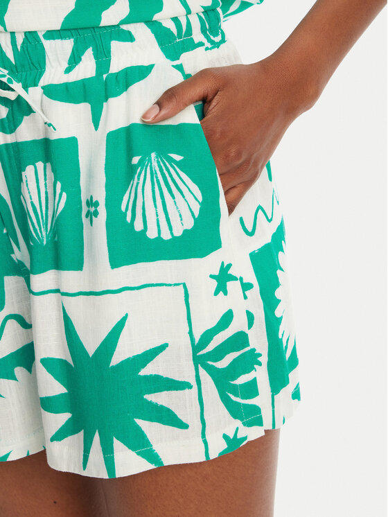 Banana Moon Banana Moon Pantaloncini di tessuto William Shellpa MHW67 Verde Regular Fit