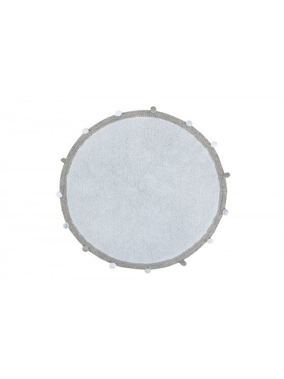Dywan dziecięcy Lorena Canals, Dywan Bawełniany Bubbly Soft Blue Ø120 cm