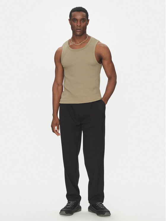 HUGO HUGO Majica brez rokavov Dapota 50542089 Rjava Slim Fit