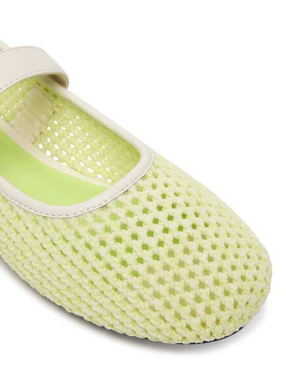 Tommy Jeans Tommy Jeans Балеринки Tjw Knitted Ballerina EN0EN03030 Бял