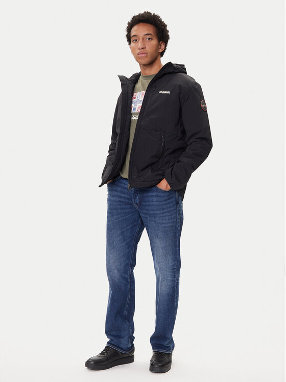Napapijri Napapijri Prijelazna jakna A-Tundra Wint 1 NP0A8928 Crna Regular Fit