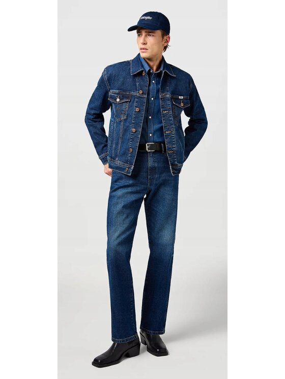Wrangler Wrangler Jeansy Frontier Niebieski Relaxed Fit